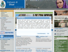 Tablet Screenshot of comune.olzai.nu.it
